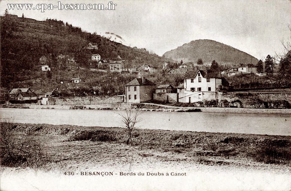 436 - BESANÇON - Bords du Doubs à Canot